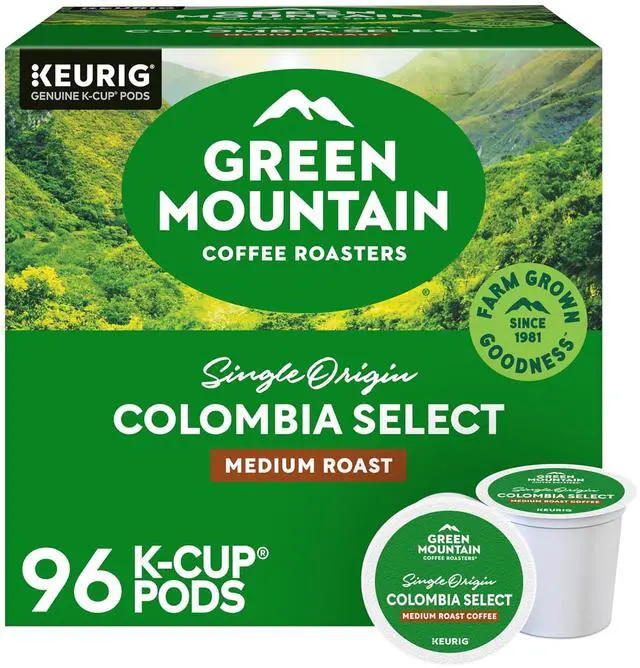 Alt view image 3 of 7 - Green Mountain Coffee Colombian Fair Trade Select Coffee, Keurig Single-Serve K-Cup Pods, Medium Roast Coffee, 96 Count/Carton