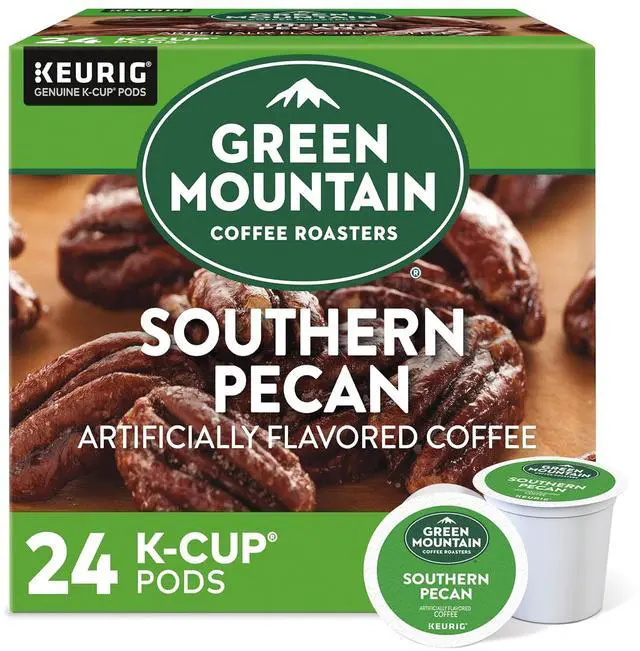 Main image of Green Mountain Coffee Roasters Southern Pecan Coffee, Keurig Single-Serve K-Cup Pods, Light Roast Coffee, 24 Count/Box (6772)
