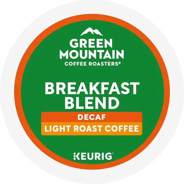 Alt view image 16 of 19 - Green Mountain Coffee Roasters Breakfast Blend Decaf Coffee, Keurig Single Serve K-Cup pods, Light Roast Coffee, 96 Count/Carton