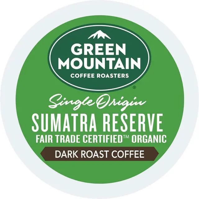 Alt view image 7 of 12 - Green Mountain Coffee Roasters Sumatra Reserve Coffee, Keurig Single-Serve K-Cup pods, Dark Roast Coffee, 96 Count/Carton