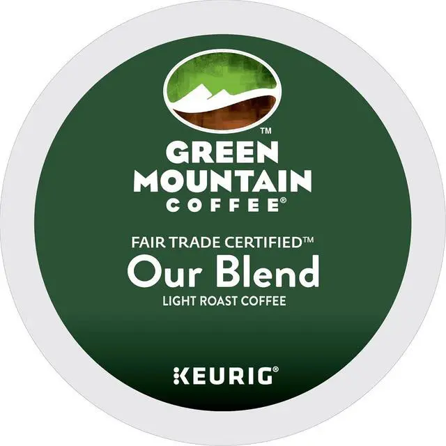 Alt view image 5 of 12 - Green Mountain Coffee Our Blend Coffee, Keurig Single-Serve K-Cup Pods, Light Roast Coffee, 96 Count/Carton