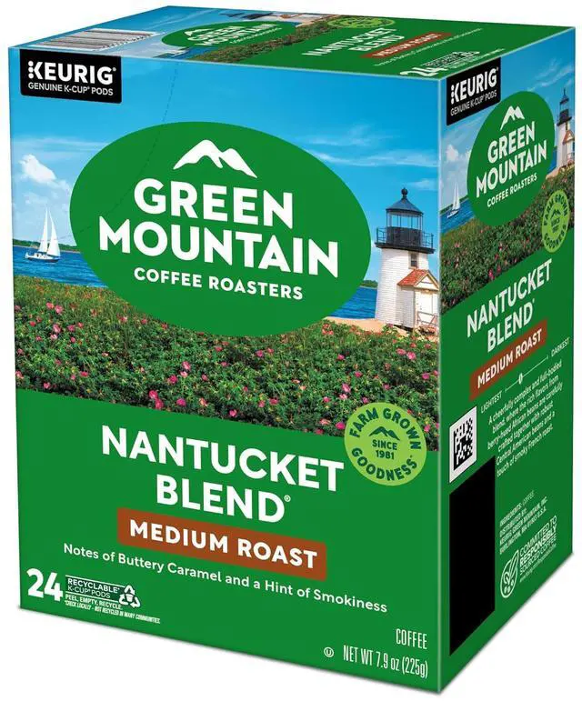 Alt view image 13 of 14 - Green Mountain Coffee Roasters Nantucket Blend, Keurig Single-Serve K-Cup Pods, Medium Roast Coffee, 96 Count/Carton
