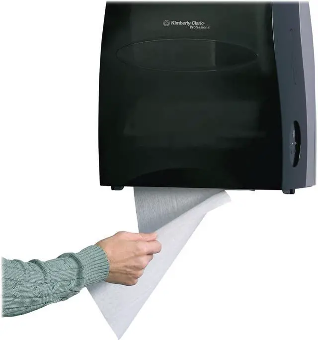 Alt view image 6 of 6 - Scott Essential High Capacity Hard Roll Towels for Business, Absorbency Pockets, 1.5" Core, 8" x 1,000 ft, White, 12 Rolls/Carton KCC01000