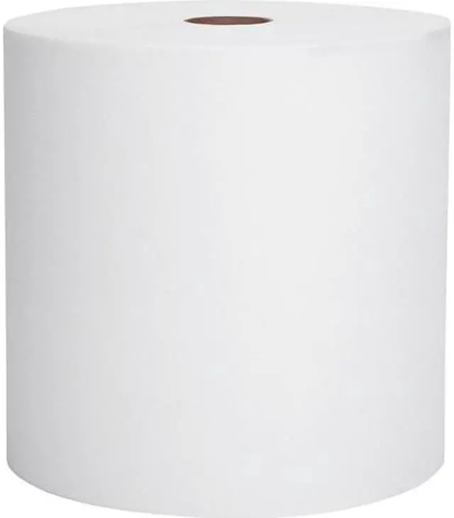 Main image of Scott Essential High Capacity Hard Roll Towels for Business, Absorbency Pockets, 1.5" Core, 8" x 1,000 ft, White, 12 Rolls/Carton KCC01000