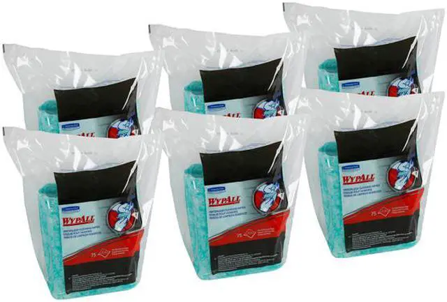Alt view image 3 of 4 - WypAll* Waterless Cleaning Wipes Refill Bags 10 1/2 x 12 1/4 75/Pack 91367CT