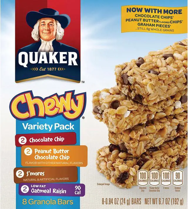 Main image of Quaker Foods Chewy Granola Bars Variety Pack