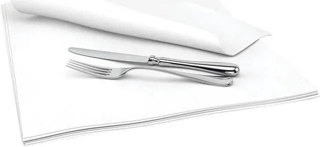Main image of Cascades PRO Select Dinner Napkins 1-Ply 15" x 15" White 1000/Carton N692