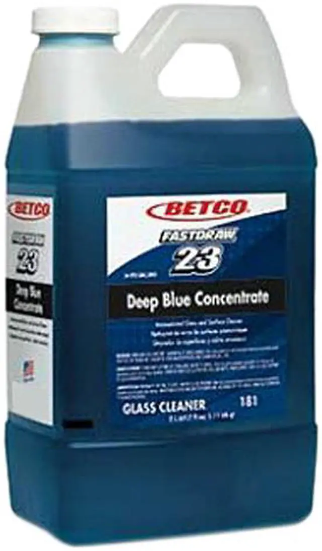 Main image of Betco 1814700 Deep Blue Ammoniated Glass Cleaner, 2L FastDraw - Qty 4