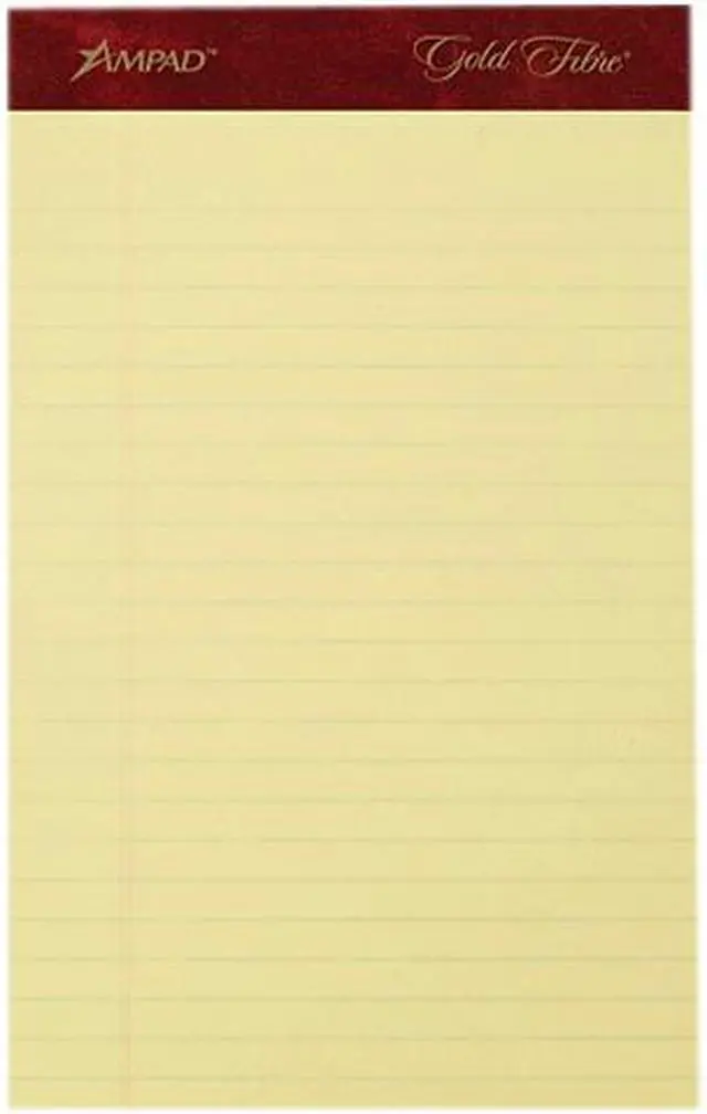 Main image of Tops Gold Fibre Premium Jr. Legal Writing Pads