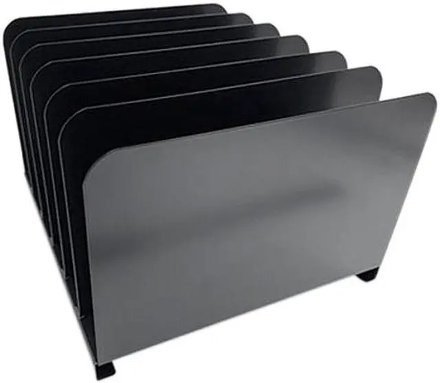 Main image of Huron 6-Section File Organizer, 11 x 12 x 8, Black, Each (CTX24431901)