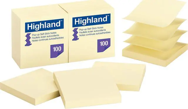 Main image of 3M Highland Repositionable Pop-up Notes