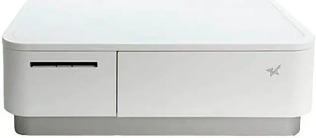 Alt view image 3 of 3 - Star Micronics 39650111 mPOP Multifunction POS System with Scanner, Integrated Printer & Cash Drawer, Universal Tablet Stand, White - POP10-B1 WHT US