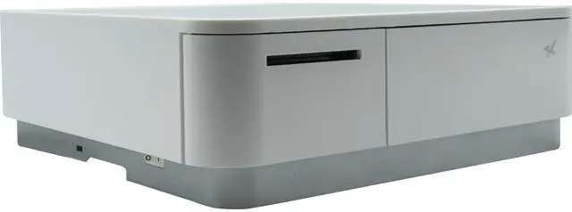 Alt view image 2 of 3 - Star Micronics 39650111 mPOP Multifunction POS System with Scanner, Integrated Printer & Cash Drawer, Universal Tablet Stand, White - POP10-B1 WHT US