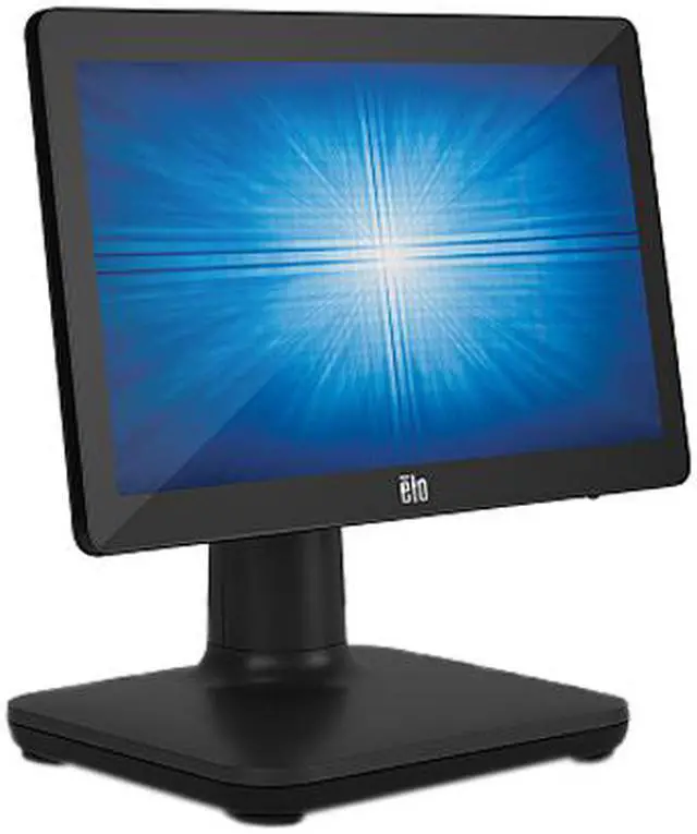Alt view image 3 of 4 - Elo E440234 EloPOS System, 15.6" 10-touch PCAP Display, Celeron, Win 10, 4GB, with Stand & I/O Hub - Black
