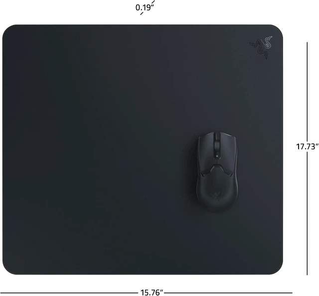 Alt view image 8 of 8 - Razer Atlas Tempered Glass Gaming Mouse Mat, Ultra-Smooth Micro-Etched Surface, Dirt and Scratch-Resistant, Anti-Slip Base, Quiet Mouse Movements, Black