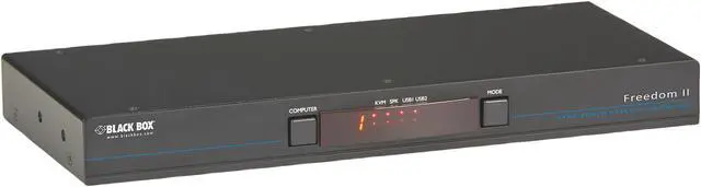 Main image of Black Box KV0004A-R2 KM Switch with Glide & Switch Mouse Switching - 4-Port