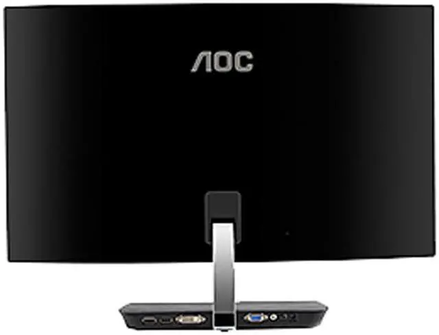 Alt view image 6 of 6 - AOC 27" C2783FQ Black and Silver 1920X1080 Full HD 1080P LCD backlight LED Curved HD Monitor, 5ms 300cd/m2, DCR 50,000,000:1 (3000:1) with D-Sub, DVI, HDMI, DisplayPort