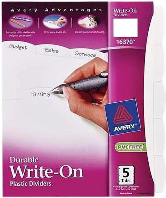 Main image of Avery Durable Write-On Divider Sets