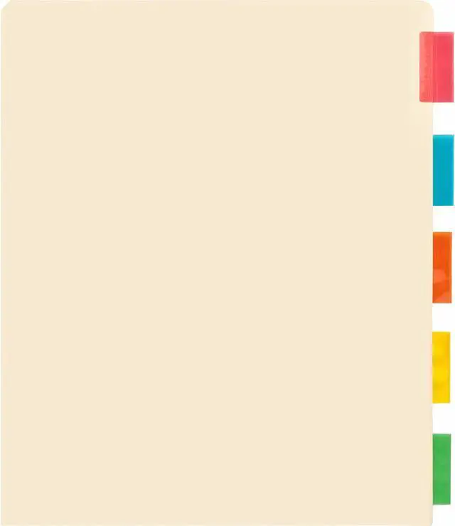 Main image of Sparco Ring Binder Pocket Tab Divider