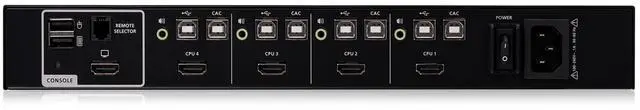 Alt view image 3 of 3 - IOGEAR HDMI Single View Secure KVM
