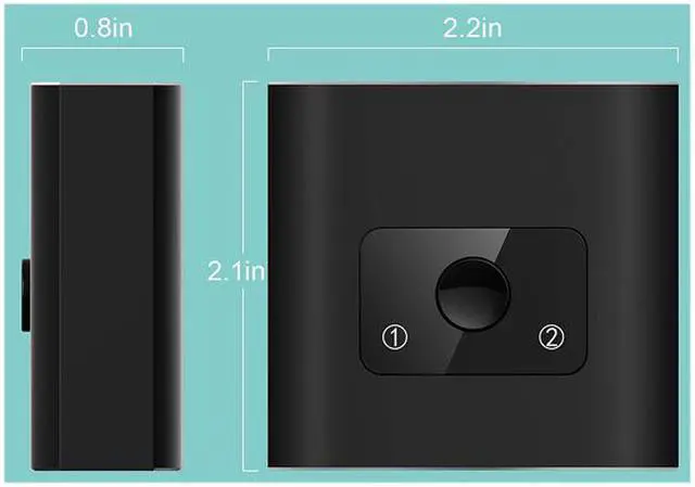 Alt view image 4 of 7 - HDMI Switch 4K HDMI Splitter- YXwin Aluminum Bi-Directional HDMI Switcher 2 Input 1 Output, HDMI Switch Splitter 2 x 1/1 x 2. No External Power Required, Support 4K 3D HD 1080P for Xbox PS4 Roku HDTV