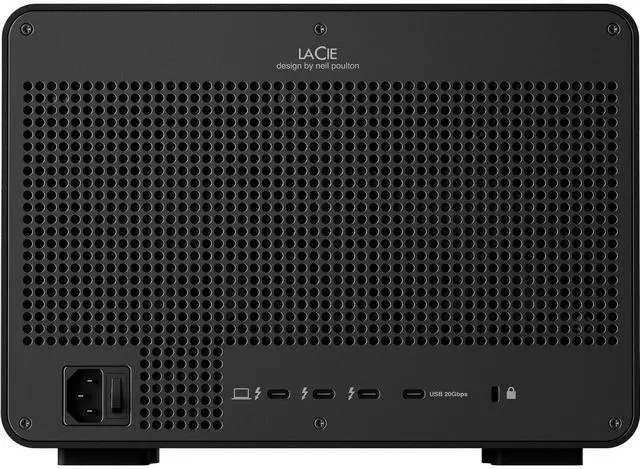 Alt view image 2 of 3 - LaCie 8big Pro5 32TB 8-Bay Thunderbolt 5 RAID Array (8 x 4TB) - STNC32000400