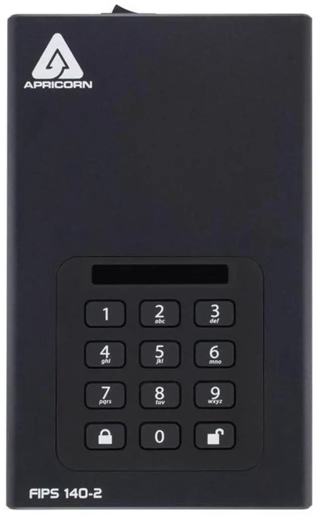 Alt view image 4 of 4 - Apricorn Aegis Padlock DT 24 TB Desktop External  Hard Drive - 3.5" - TAA Compliant (ADT-3PL256F-24TB)