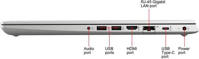 Alt view image 10 of 11 - HP Laptop ProBook 450 G7 Intel Core i7-10510U 8GB Memory 256 GB PCIe SSD Intel UHD Graphics 15.6" Non-Touch Screen Windows 10 Pro 64-bit 8WC05UT#ABA