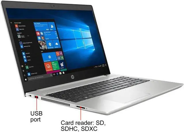 Alt view image 4 of 10 - HP Laptop ProBook 440 G7 Intel Core i7-10510U 8GB Memory 256 GB PCIe SSD Intel UHD Graphics 14.0" Non-Touch Screen Windows 10 Pro 64-bit 8WC36UT#ABA