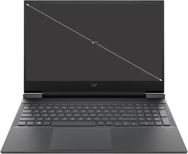 Alt view image 2 of 10 - HP Victus - 16.1" 60 Hz IPS - AMD Ryzen 5 5000 Series 5600 H (3.30GHz) - NVIDIA GeForce RTX 3050 Laptop GPU - 8 GB DDR4 - 512 GB PCIe SSD - Gaming Laptop (16-e0010nr)
