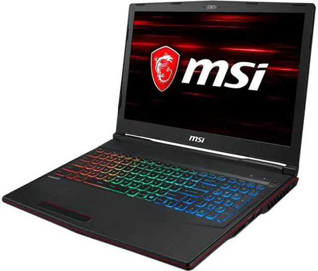 Main image of MSI GP Series - 15.6" GeForce GTX 1050 Ti - Intel Core i7-8750H - 16GB Memory - 128 GB SSD - Windows 10 Home 64-Bit - Gaming Laptop - (GP63 8RD-048CA Leopard )