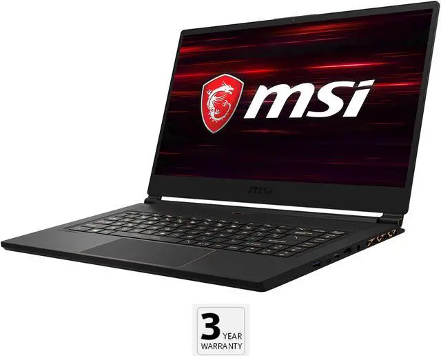 Main image of MSI GS65 Stealth-838 - 15.6" 240 Hz - Intel Core i7-9750H - GeForce RTX 2080 Max-Q - 32 GB DDR4 - 512 GB SSD - Windows 10 Pro - Gaming Laptop