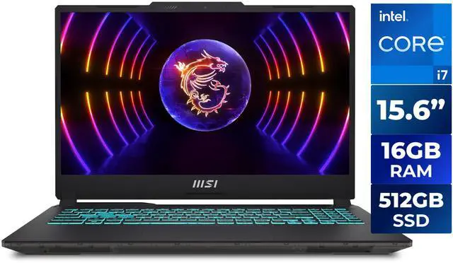 Main image of MSI Cyborg - 15.6" GeForce RTX 4050 Laptop GPU - Intel i7-13620H - 16GB Memory - 512 GB SSD - Windows 11 Home - Gaming Laptops - 144 Hz IPS (A13VE-218US )