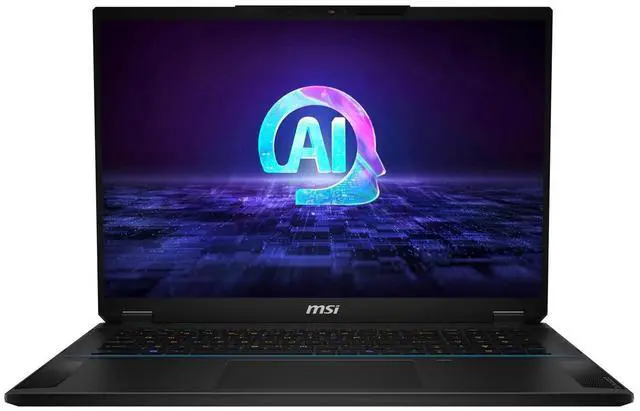 Alt view image 2 of 8 - MSI Stealth 18 AI Studio Gaming Laptop Intel Core Ultra 9-185H NVIDIA GeForce RTX 4080 32GB RAM 1TB SSD 18.0" UHD+ Windows 11 Home (A1VHG-008U)