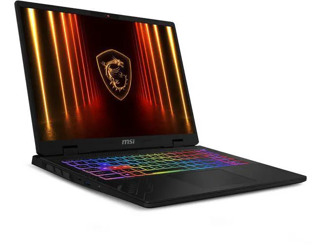 Alt view image 4 of 19 - msi Crosshair A16 HX 16 QHD+ 240Hz Gaming Laptop AMD Ryzen 9 8940HX, NVIDIA GeForce RTX 5060, 16GB DDR5, 1TB NVMe SSD, Wi-Fi 6E, USB-C, Windows 11 D8WFKG-090US