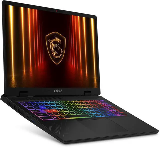 Alt view image 6 of 19 - msi Crosshair A16 HX 16 QHD+ 240Hz Gaming Laptop AMD Ryzen 9 8940HX, NVIDIA GeForce RTX 5060, 16GB DDR5, 1TB NVMe SSD, Wi-Fi 6E, USB-C, Windows 11 D8WFKG-090US