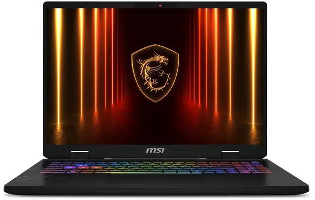 Alt view image 2 of 19 - msi Crosshair A16 HX 16 QHD+ 240Hz Gaming Laptop AMD Ryzen 9 8940HX, NVIDIA GeForce RTX 5060, 16GB DDR5, 1TB NVMe SSD, Wi-Fi 6E, USB-C, Windows 11 D8WFKG-090US