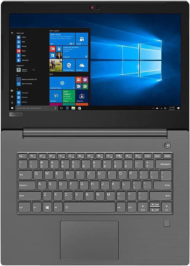 Alt view image 3 of 8 - Lenovo V330-14ARR AMD Ryzen 5 2500U (2.00 GHz) 8 GB Memory 256 GB SSD AMD Radeon Vega 8 14.0" Windows 10 Pro 64-bit Laptop 81B1001GUS