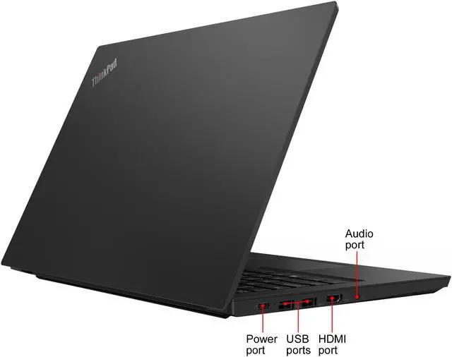 Alt view image 3 of 8 - Lenovo Laptop ThinkPad E14 Intel Core i3-10110U 4GB Memory 500GB HDD Intel UHD Graphics 14.0" Non-Touch Screen Windows 10 Pro 64-bit 20RA0051US