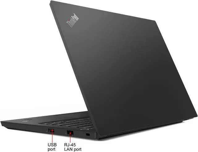 Alt view image 6 of 8 - Lenovo Laptop ThinkPad E14 Intel Core i3-10110U 4GB Memory 500GB HDD Intel UHD Graphics 14.0" Non-Touch Screen Windows 10 Pro 64-bit 20RA0051US
