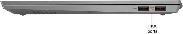 Alt view image 3 of 18 - Lenovo ThinkBook 13s-IML 13.3" Full HD Laptop i7-10510U 8GB 256GB SSD Win 10 Pro
