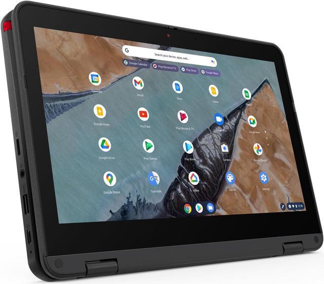 Alt view image 3 of 9 - Lenovo 300e Chromebook Gen 3 AMD Laptop, 11.6" IPS  LED , 3015Ce, AMD Radeon, 4GB, 32GB