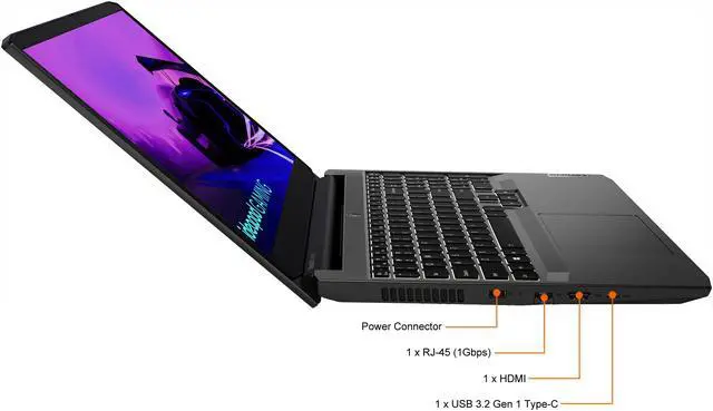 Alt view image 8 of 19 - Lenovo IdeaPad Gaming 3 15IHU6 - 15.6" GeForce RTX 3050 Laptop GPU - Intel Core i5-11300H  - 8GB Memory - 256 GB PCIe SSD - Windows 11 Home 64-bit - Gaming Laptop - 120 Hz IPS (82K100LVUS )