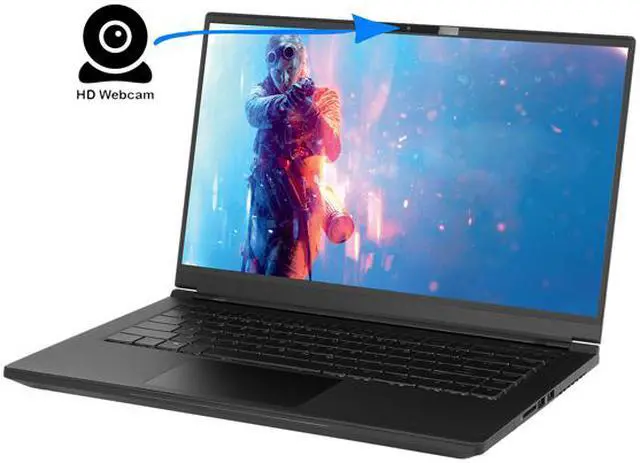 Alt view image 2 of 5 - Intel Whitebook Gaming Notebook, 15.6" 144Hz FHD Display, Intel Core i7-9750H Upto 4.5GHz, 32GB RAM, 512GB NVMe SSD, NVIDIA GeForce GTX 1660 Ti, HDMI, Thunderbolt, Wi-Fi, Bluetooth, Windows 10 Pro