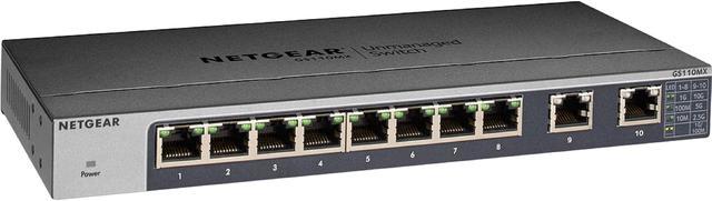 NETGEAR 10-Port Gigabit/10G Ethernet Unmanaged Switch 