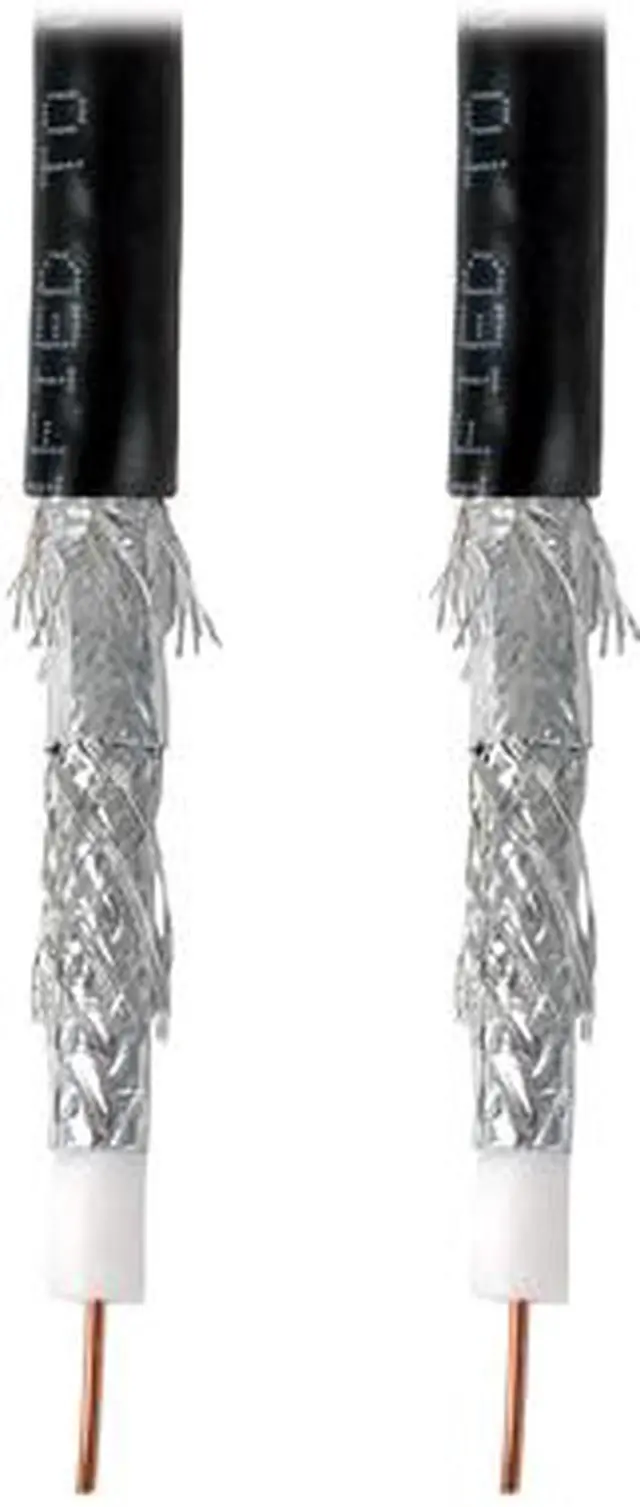 Alt view image 3 of 3 - Tripp Lite RG6/U Quad-Shield CMR-Rated Coaxial Cable, Black, 1000 ft. (A224-01K-BK)