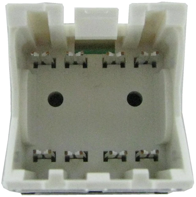 Alt view image 6 of 7 - Panduit CJ6X88TGBL Mini-Com TX6A Cat6A RJ45 Ethernet Jack Module, 10Gbps UTP Unshielded, Black