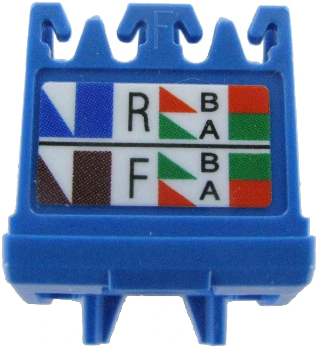 Alt view image 7 of 7 - Panduit CJ6X88TGBL Mini-Com TX6A Cat6A RJ45 Ethernet Jack Module, 10Gbps UTP Unshielded, Black