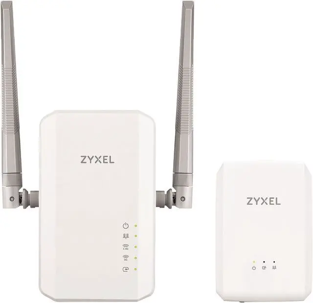 Alt view image 2 of 3 - ZyXEL PLA5236KIT, v2, 1000 Mbps Powerline AC900 Wireless Extender