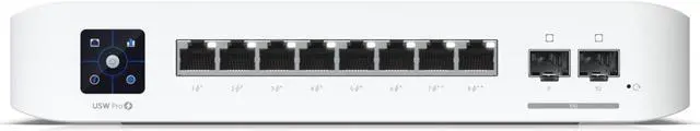Alt view image 2 of 6 - Ubiquiti Pro 8 PoE, 8-port Layer 3 PoE Switch ((USW-Pro-8-PoE) (120W))